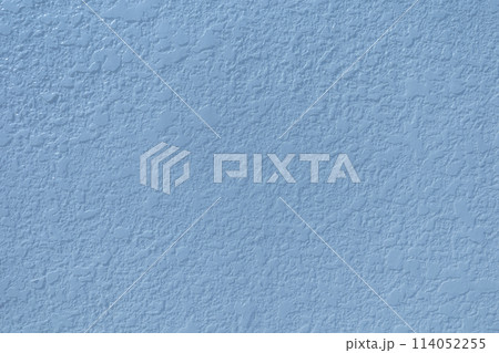 凹凸のある壁の背景素材　青系 114052255