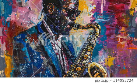 ジャズとサキソフォーン奏者 ジャズとサキソフォーン奏者 114053724