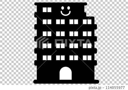 簡單可愛的建築插畫 114055977