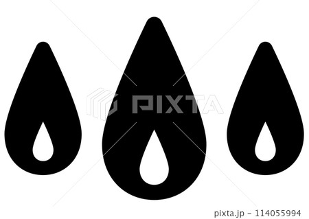 ガスをイメージした炎のアイコンイラスト 114055994