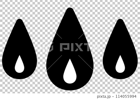 ガスをイメージした炎のアイコンイラスト 114055994