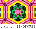 かわいい二色鉛筆の万華鏡 114056788