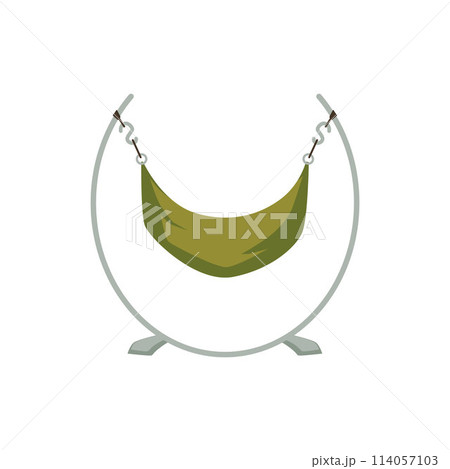 Minimalist hammock chair vector illustration Minimalist hammock chair vector illustration 114057103