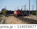 海士有木駅を出発する小湊鉄道キハ40系普通列車 114058877