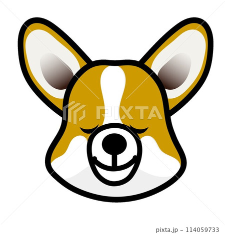 コーギー犬のイラスト 114059733