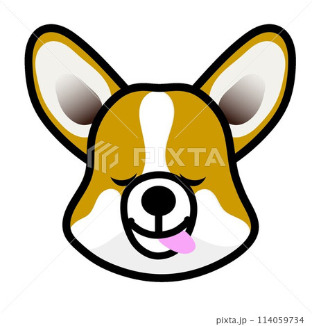 コーギー犬のイラスト 114059734