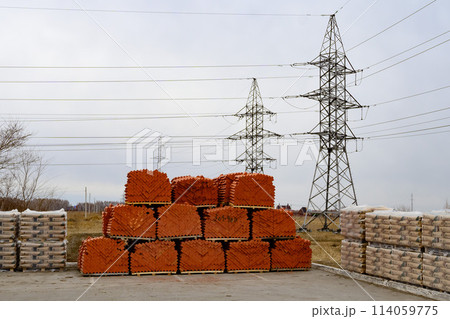 A large number of bricks. A large number of bricks. 114059775