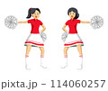 可愛らしいチアリーダー（2人ペア） 114060257