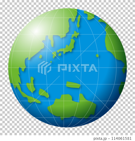 3D Earth vector illustration 114061581