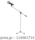 マイクスタンド　立体的なベクターイラスト 114061714