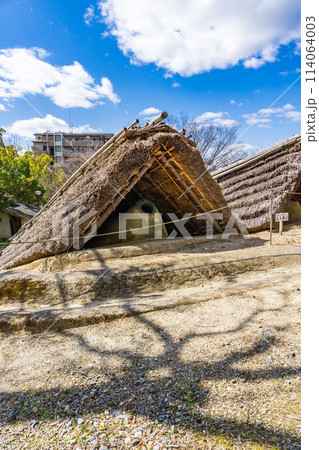 大阪府高槻市上土室の史跡新池ハニワ工場公園　埴輪窯（登り窯） 114064003