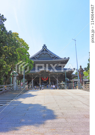 愛知県豊川市、豊川稲荷の風景 114064487