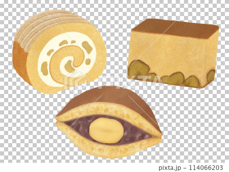 栗子小吃水彩插圖 114066203