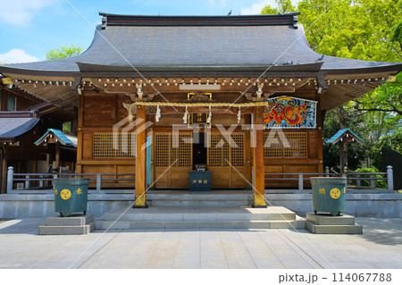 和楽備神社　社殿　埼玉県蕨市中央 114067788