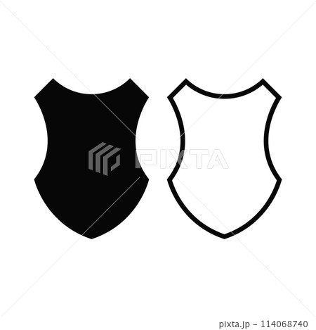 shield vector icon shield vector icon 114068740