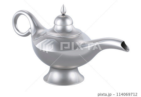Aladdin magic lamp, 3D rendering 114069712
