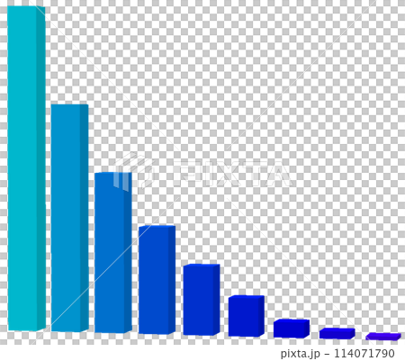 減少グラフ 減少グラフ 114071790