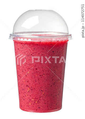 glass of banana raspberry and blueberry smoothie glass of banana raspberry and blueberry smoothie 114072751