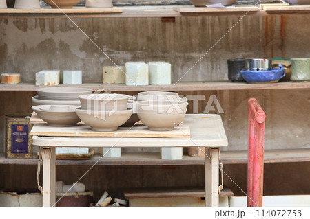 陶芸教室の作品 これから焼かれる陶芸作品 陶芸教室の作品 これから焼かれる陶芸作品 114072753