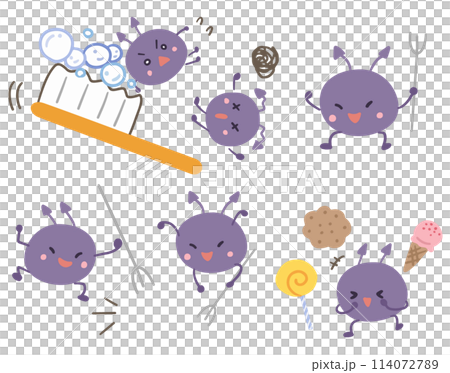 可愛的 Baikin 角色，表情多樣 114072789