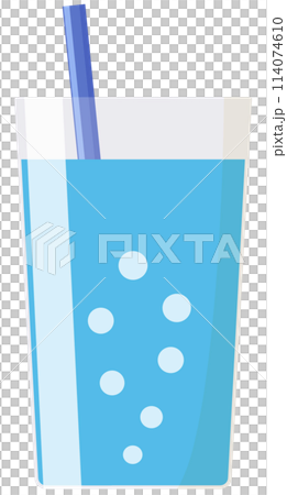 玻璃杯中的碳酸水 玻璃杯中的碳酸水 114074610