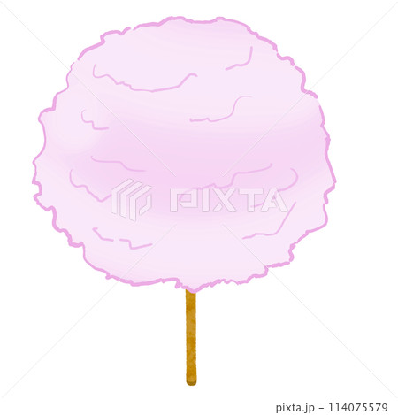 ピンクの綿菓子 114075579