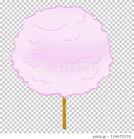ピンクの綿菓子 114075579