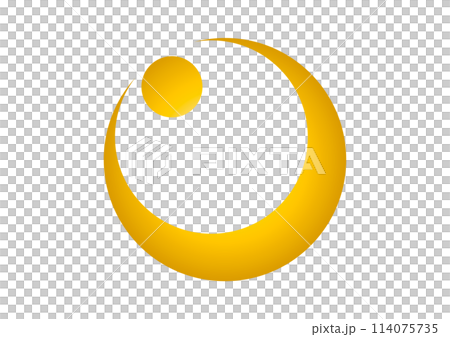 Moon with stars gold Moon with stars gold 114075735