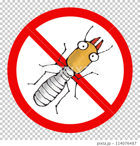 白蟻禁止標記 白蟻禁止標記 114076487