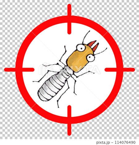 Termite target mark Termite target mark 114076490