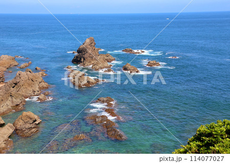 大王崎灯台　大王崎　灯台　三重県大王町　八満さん公園　伊勢湾　太平洋　県営波切漁港　波切九鬼城址　 114077027