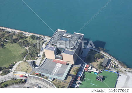 上空から見た香港故宮文化博物館 香港 尖沙咀 114077067