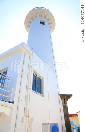 大王崎灯台　大王崎　灯台　三重県大王町　八満さん公園　伊勢湾　太平洋　県営波切漁港　波切九鬼城址　 114077141