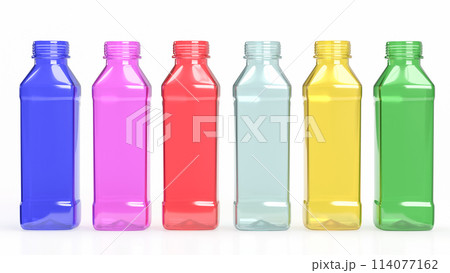 The plastic bottle for eco or product concept 3d rendering. 114077162