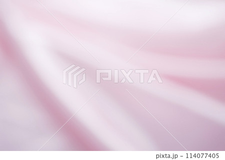 ピンク色のサテンの背景 114077405