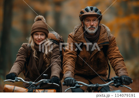 The stable couple is preparing to go on a...のイラスト素材 [114079191] - PIXTA