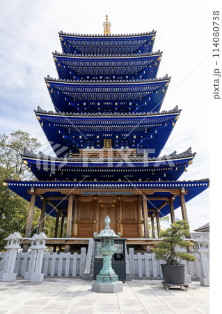 中山寺の五重塔「青龍塔」（2024年4月13日撮影） 114080738