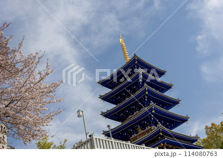 中山寺の五重塔「青龍塔」(2024年4月13日撮影) 中山寺の五重塔「青龍塔」(2024年4月13日撮影) 114080763