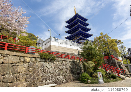 中山寺の五重塔「青龍塔」(2024年4月13日撮影) 中山寺の五重塔「青龍塔」(2024年4月13日撮影) 114080769