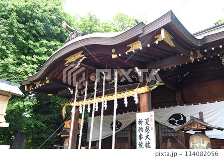 鎮守氷川神社の拝殿【埼玉県川口市】の写真素材 [114082056] - PIXTA