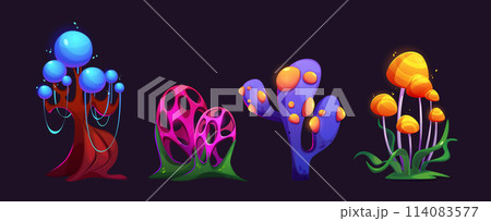 Magic neon color plants set Magic neon color plants set 114083577