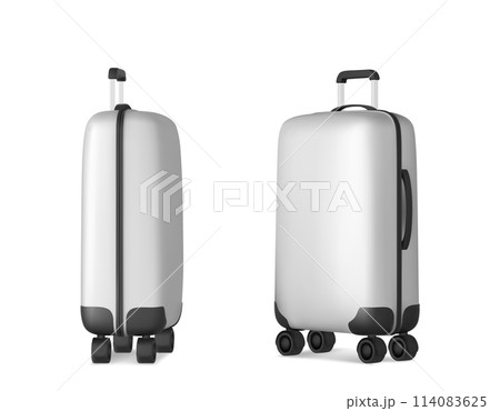 Travel suitcase set isolated on white background Travel suitcase set isolated on white background 114083625