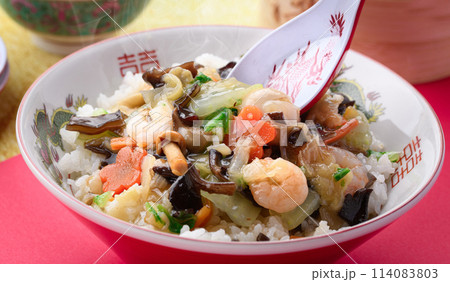 具沢山の中華丼 具沢山の中華丼 114083803