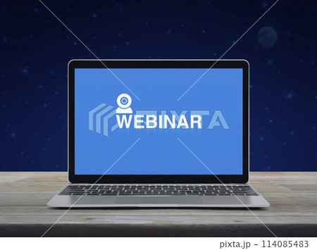 Business seminar online concept 114085483
