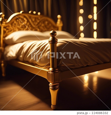 黄金のベッド 114086102