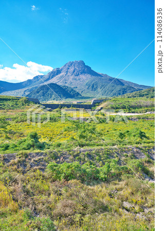 【雲仙普賢岳 (吉祥白天橋(水無川)より)】 長崎県島原市白谷町 114086336