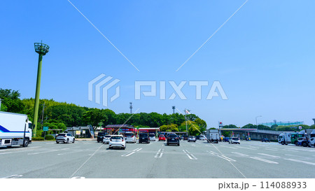 (高速道路サービスエリア風景) 九州自動車道 広川サービスエリア(上り線)(福岡県八女郡広川) (高速道路サービスエリア風景) 九州自動車道 広川サービスエリア(上り線)(福岡県八女郡広川) 114088933