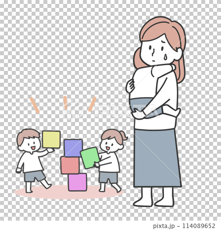 A mother who can't let go of her child A mother who can't let go of her child 114089652