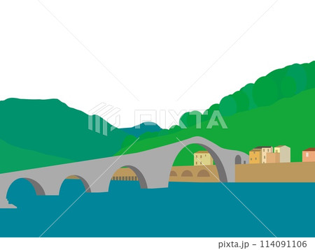 悪魔の橋 ponte del diavolo マッダレーナ橋 トスカーナ イタリア 悪魔の橋 ponte del diavolo マッダレーナ橋 トスカーナ イタリア 114091106