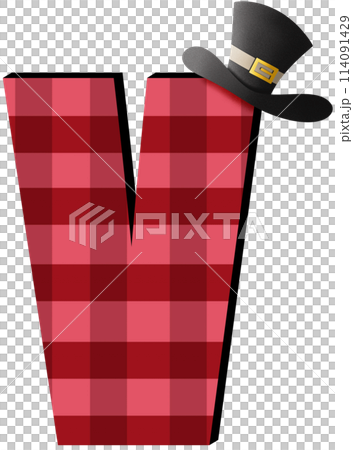 Plaid fabric Alphabet cliparts Plaid fabric Alphabet cliparts 114091429